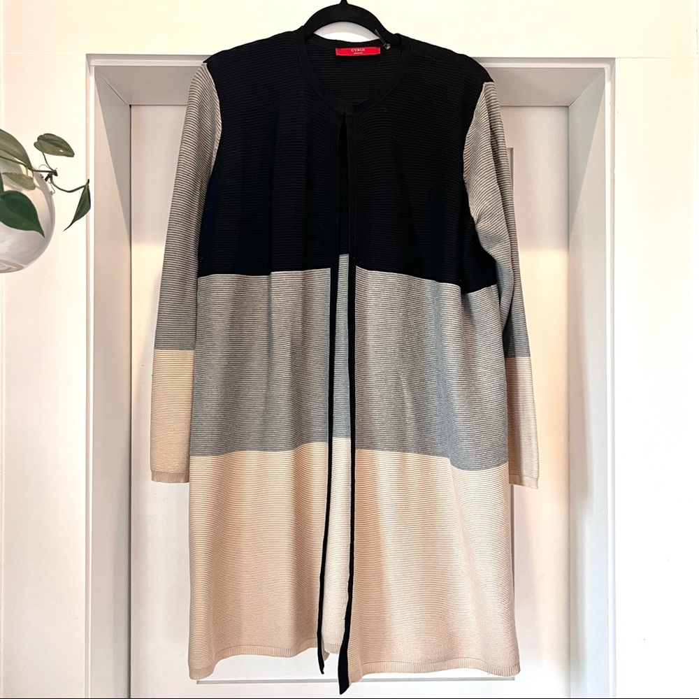 Cyrus Colorblock cardigan jacket sweater